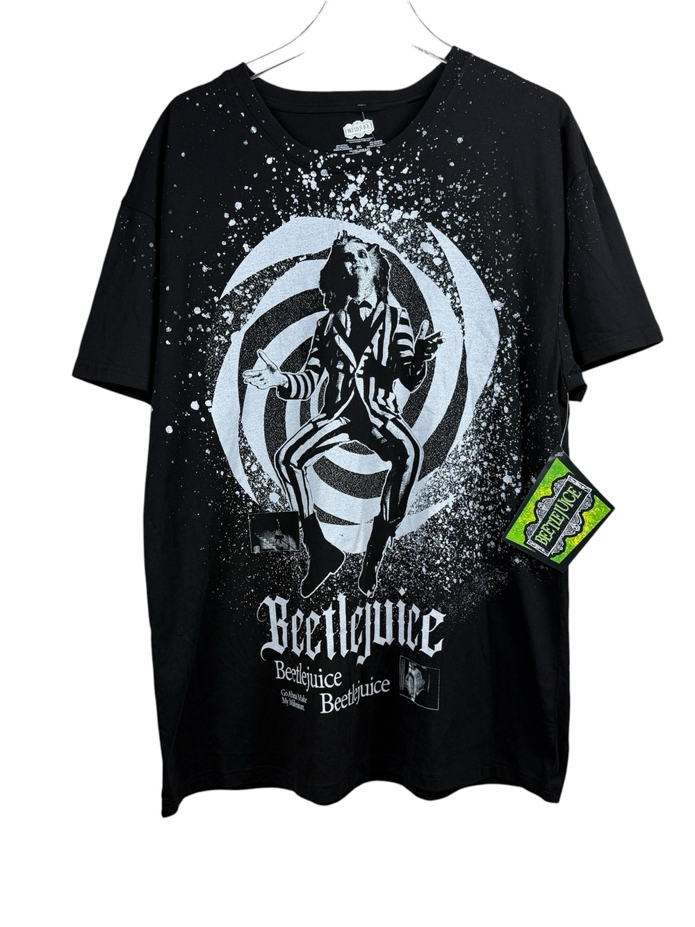 Beetlejuice‎ Black Graphic T-Shirt Men’s Size 2XL NWT